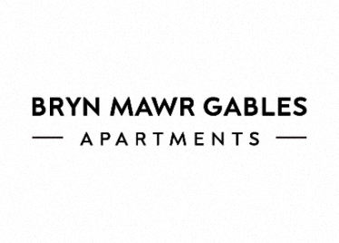 The image is a logo of Bryn Mawr Gables Apartments.